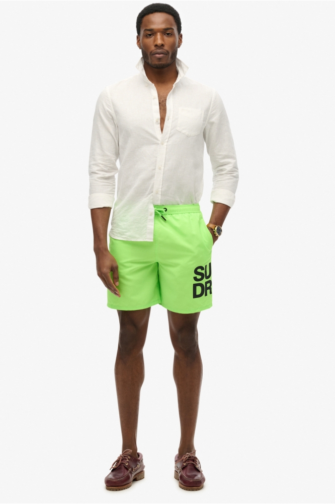 SPORTSWEAR LOGO 17 SWIM SHORT M3010247A NEON GREEN